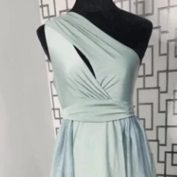 Prom Dress - One Shoulder Sleeveless Mesh | Faeriesty | Size M - Picture 2 of 5